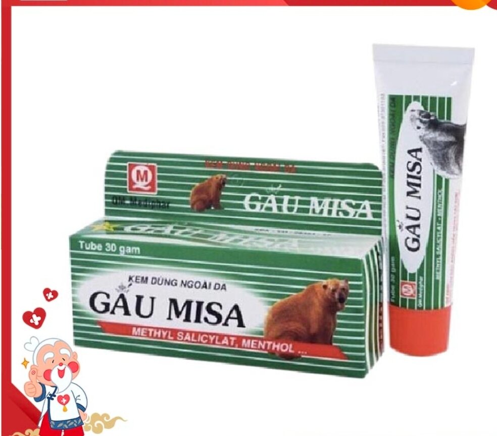 Kem xoa bóp gấu misa
