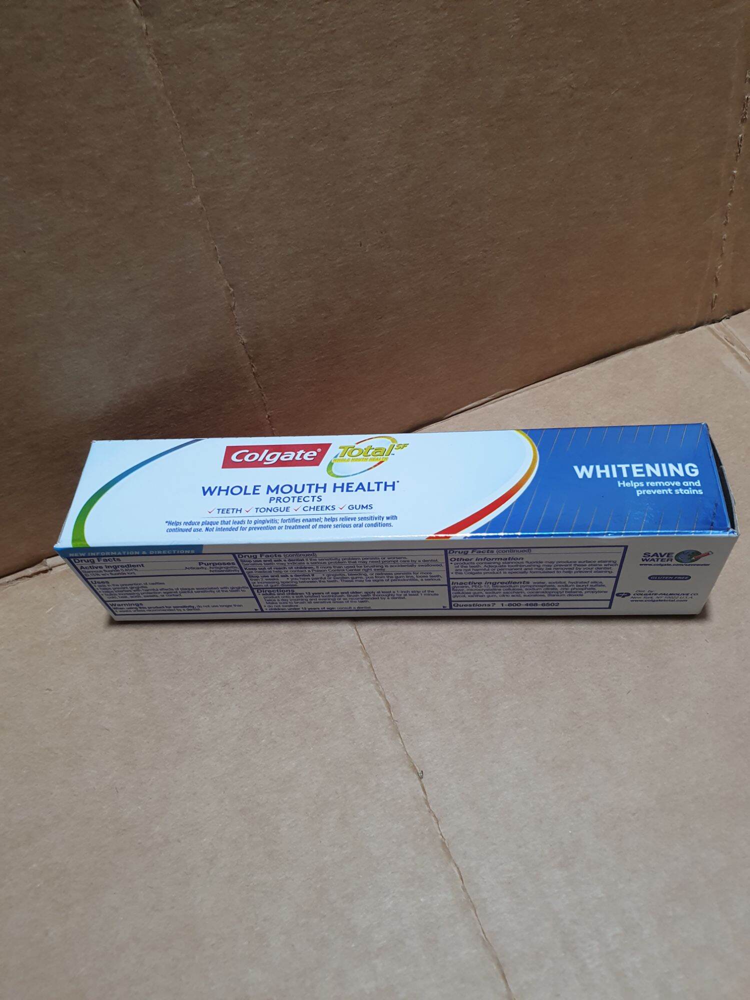 Kem đánh răng COLGATE TOTAL ADVANCED WHITENING của MỸ 178 gr
