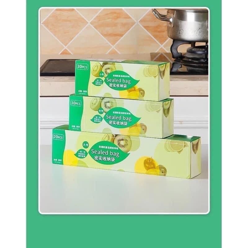 Set 3 túi zip đựng thực phẩm có khoá