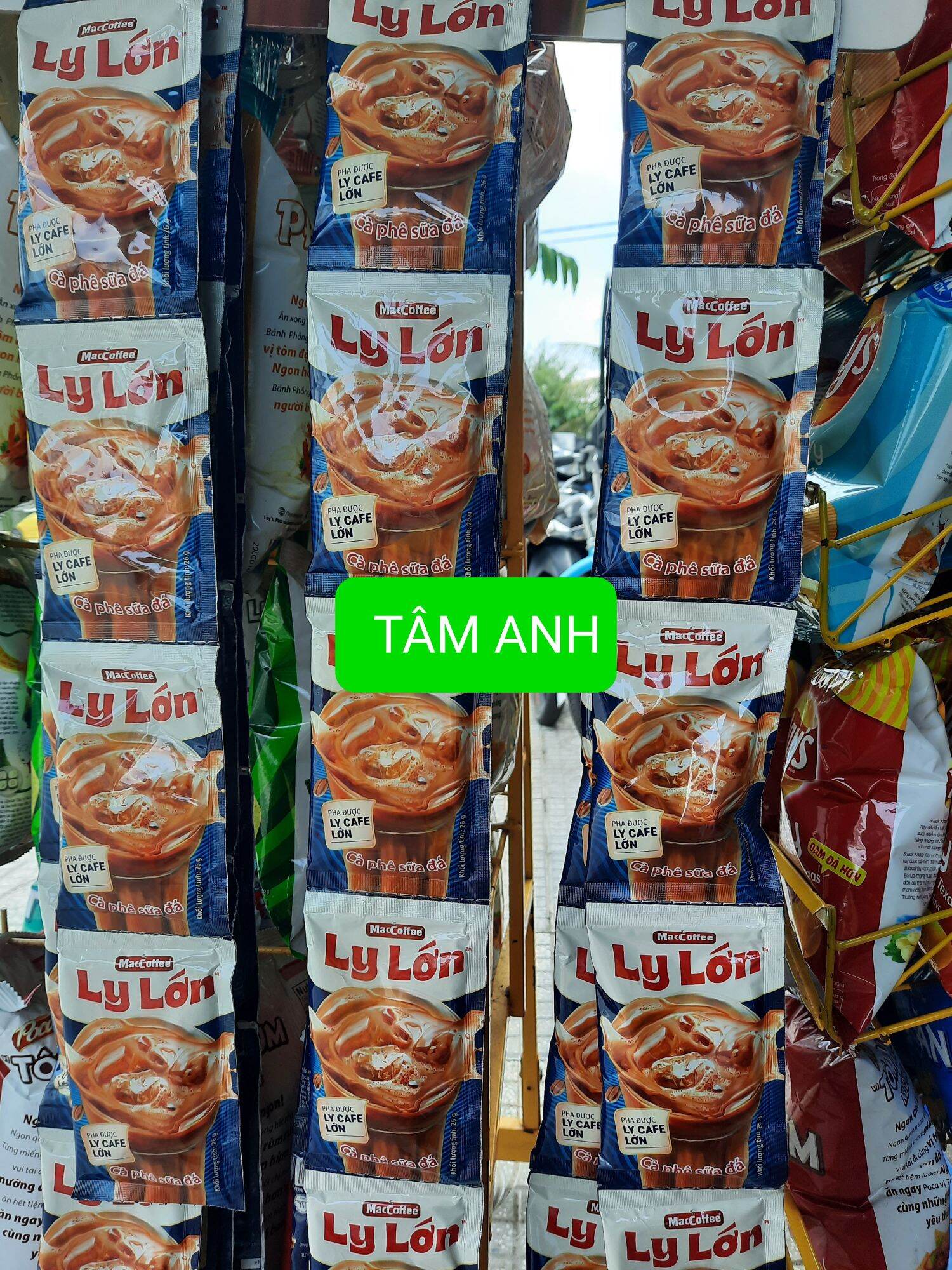 Cà phê sữa LY LỚN dây 10 gói 26g/ gói