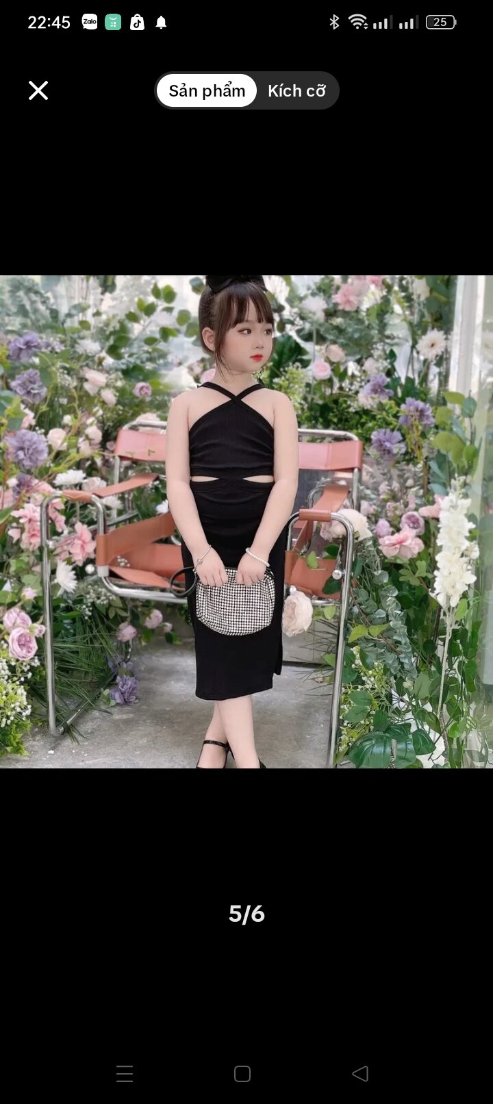 Đầm body kiểu xinh cho bé gái