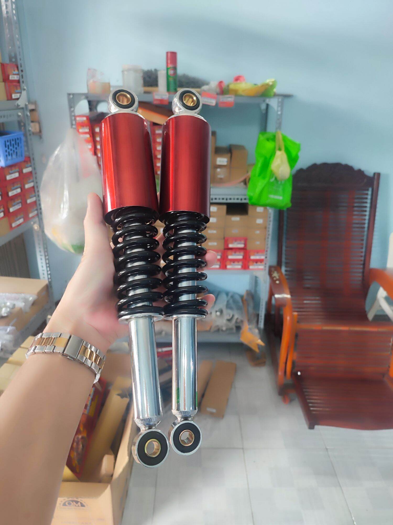 Phuộc sau md 90 tải 200 kg hiệu ldk gắn dream wave future cub