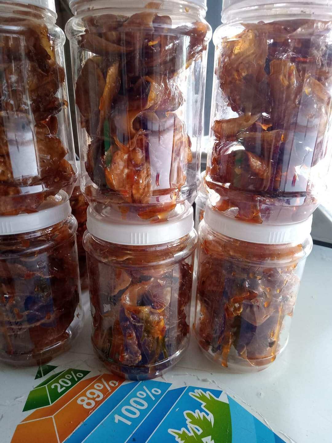 Khô mực sữa rim sate ớt 180 gram