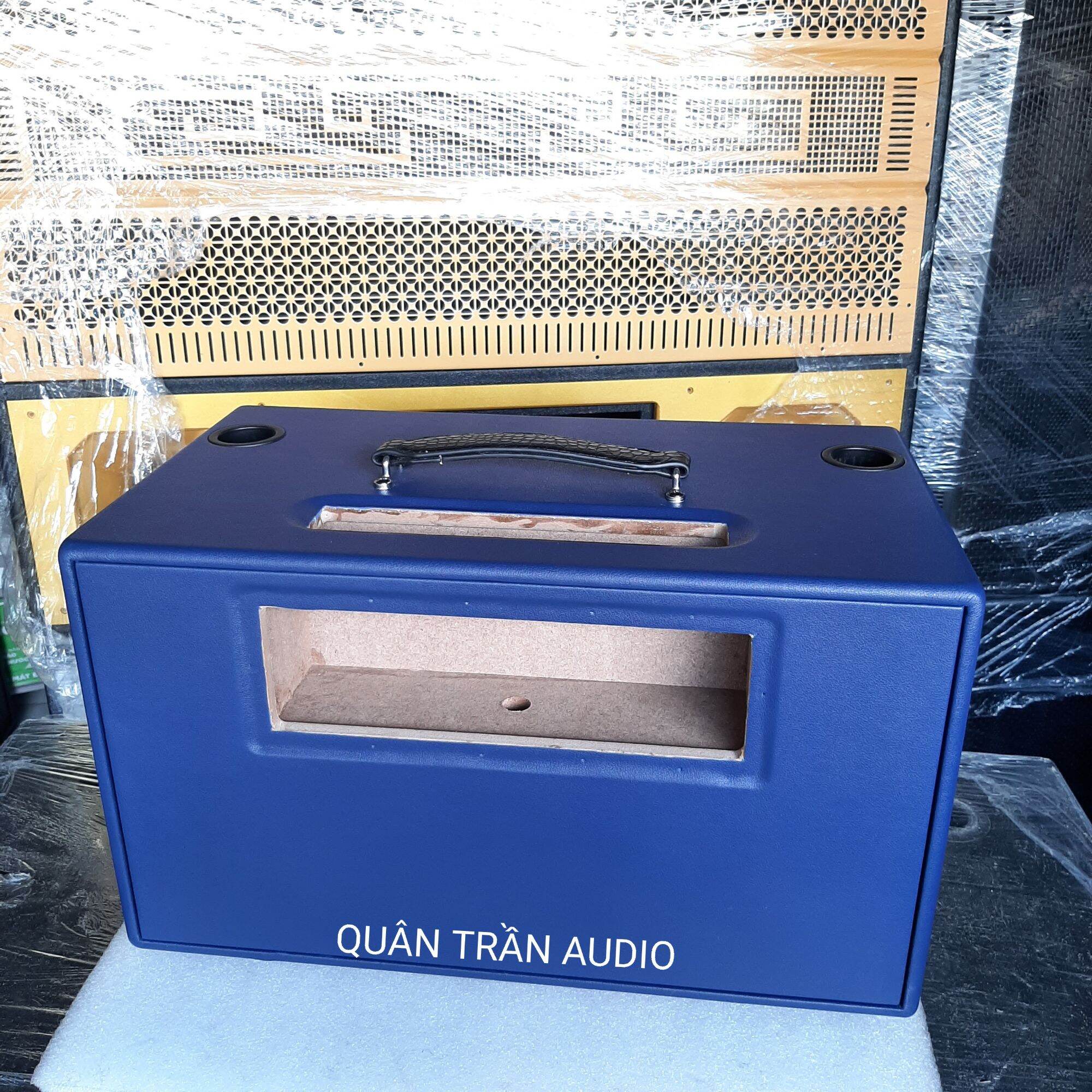 Vỏ Thùng Loa Kéo Bass 16 Đôi_Bọc Da