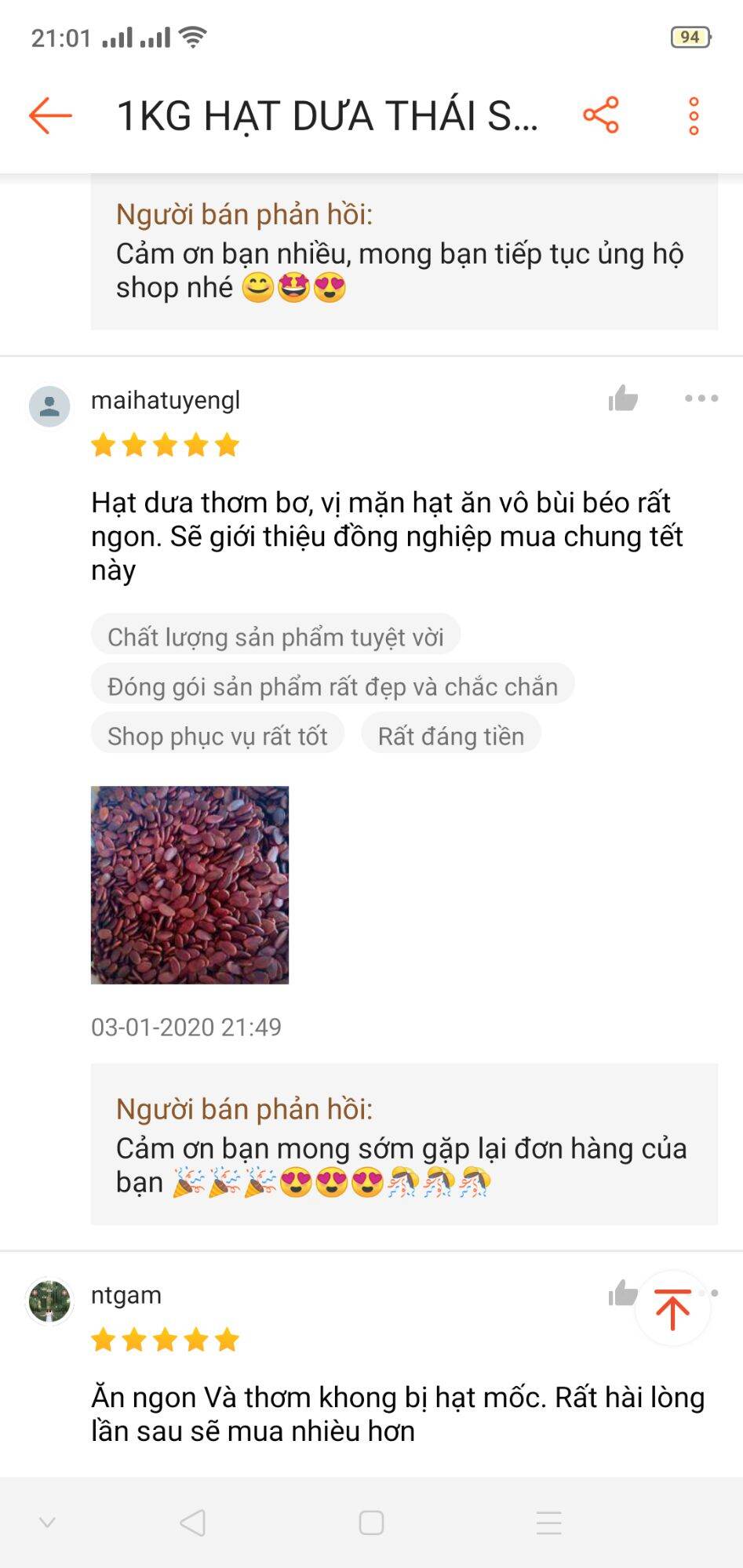 1 KG HẠT DƯA THÁI SƠN RANG BƠ MUỐI