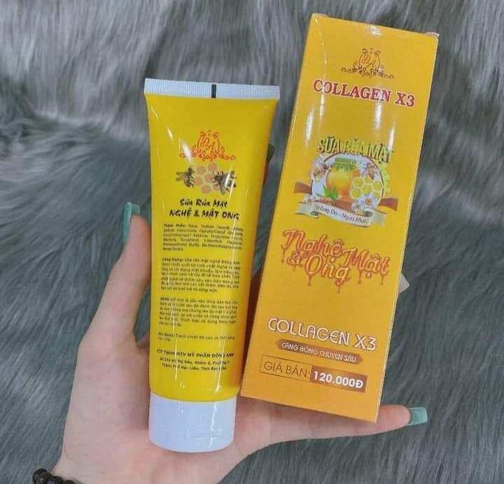Sữa rửa mặt collagen x3 chính hãng
