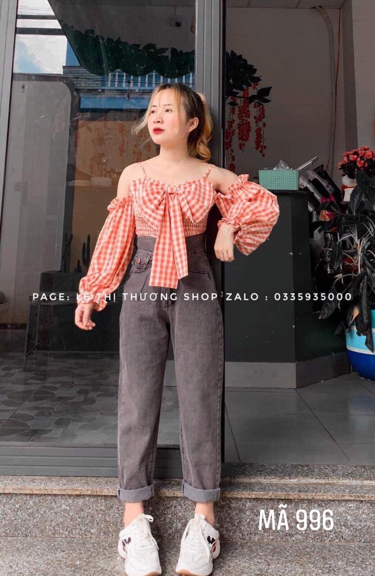 👉🏿BAGGY JEANS LƯNG CAO 2 NÚT TÚI NẮP