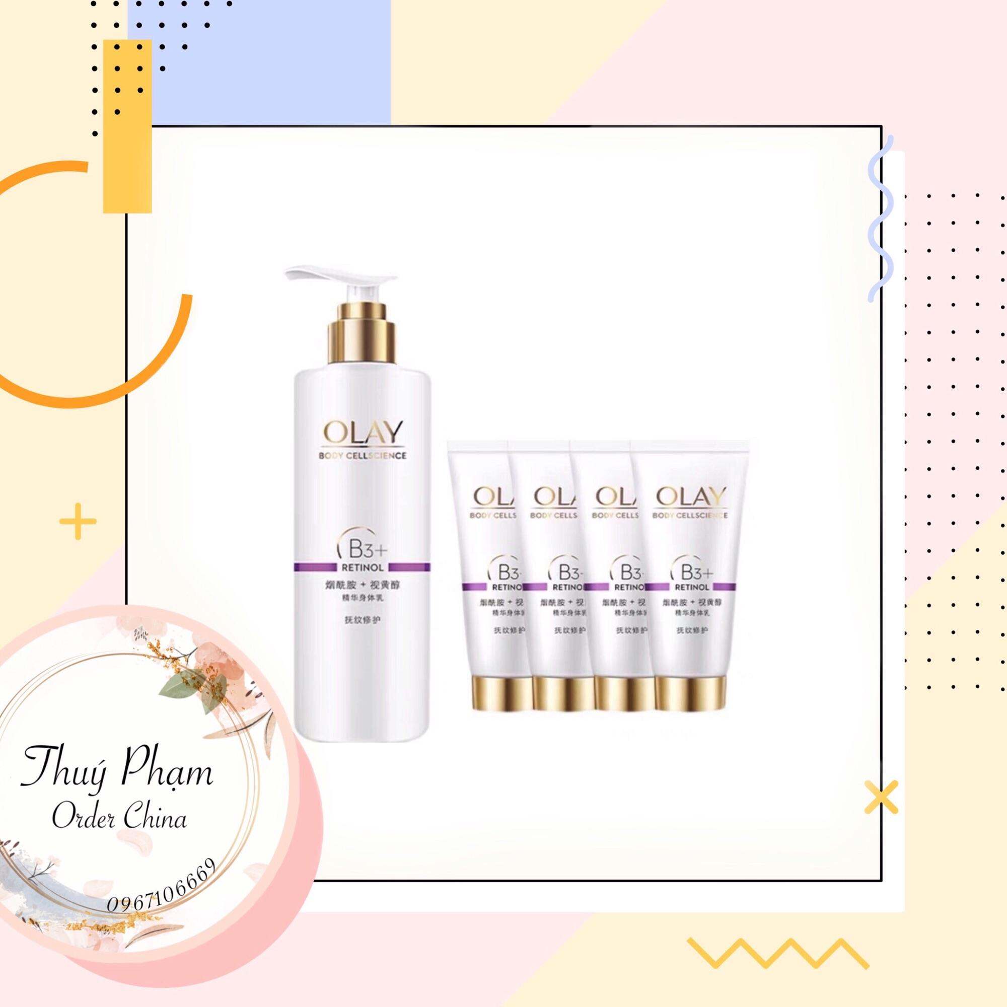DƯỠNG THỂ TRẮNG DA OLAY B3+ RETINOL 250ML