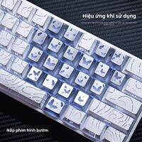 AULA | Wolf Spider Theme Heart Butterfly Keycaps Mechanical Keyboard