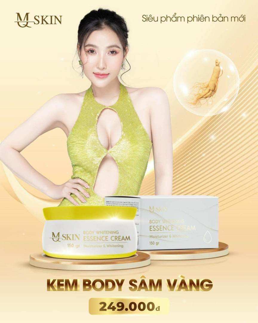 Kem body Sâm Vàng (tặng thẻ cào + kích trắng )