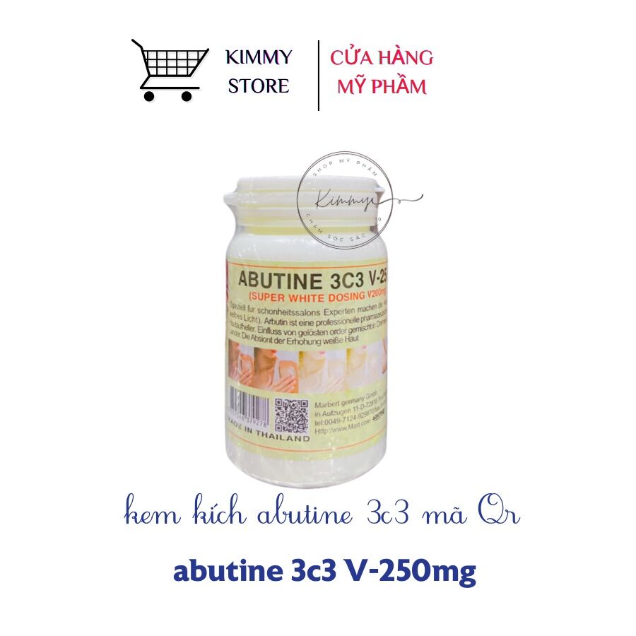Kem kích trắng abutine 3C3 phiên bản V-250 mới nhất