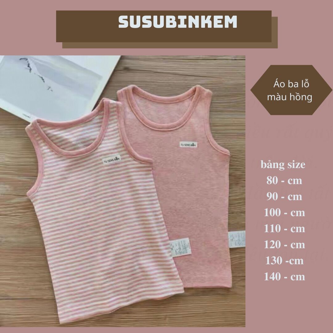 áo ba lỗ bé gái