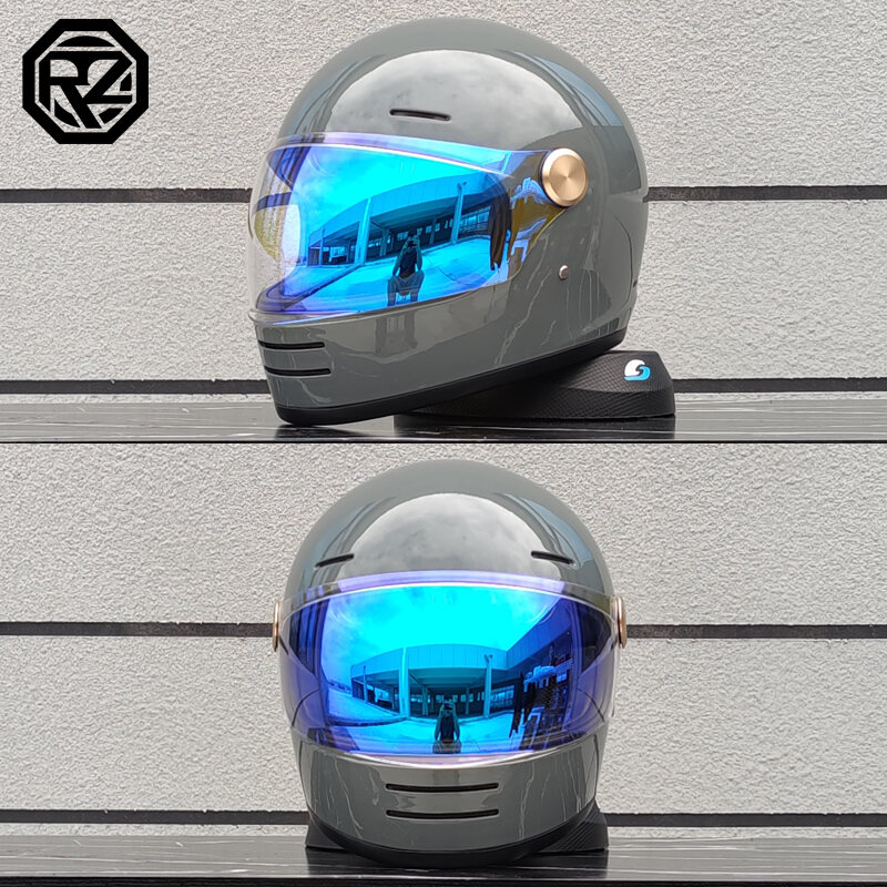 ORZ | Mũ Bảo Hiểm Đầy Đủ Phong Cách Retro Có Bluetooth Cho Bốn Mùa