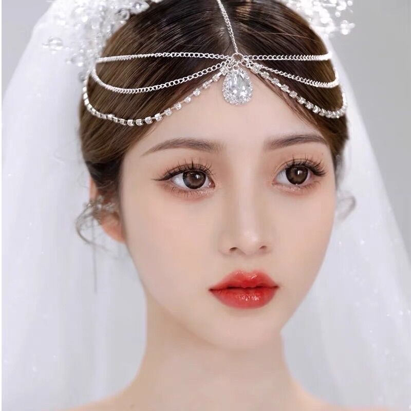 Dây cài tóc đính đá cosplay thiên thần
