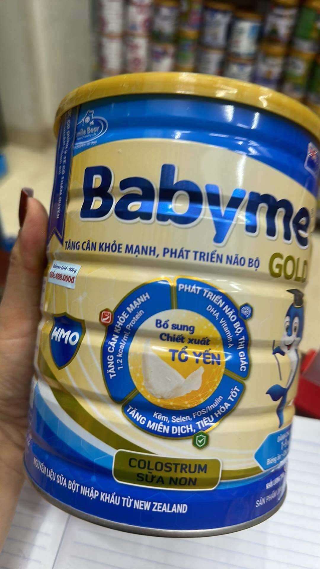 Sữa babyme gold 900g (chiết xuất tổ yến)