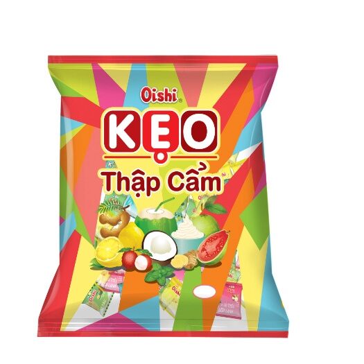 Combo 5 gói kẹo oishi vị vải 90gr