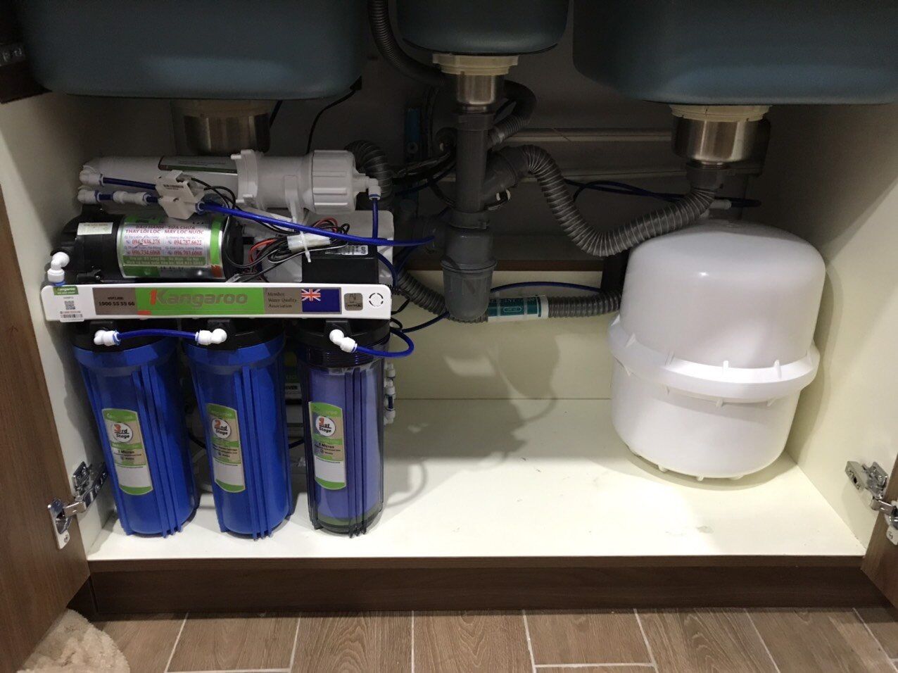 Máy lọc nước Kangaroo KGRP12 – 9 lõi Không tủ