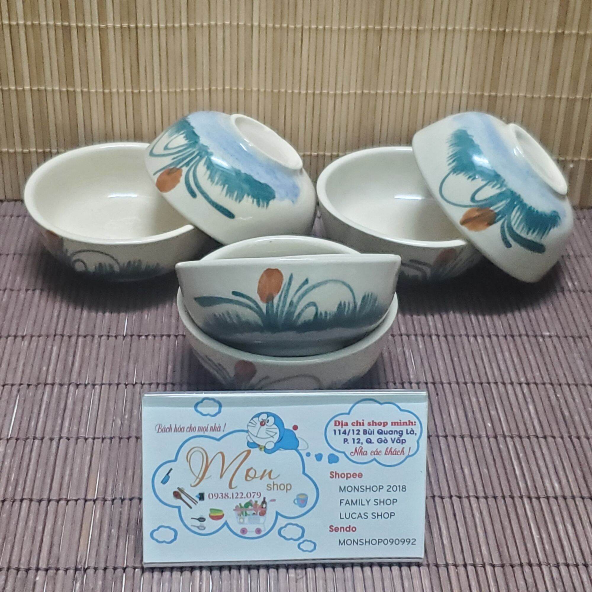 [GỐM CAO CẤP]COMBO 5-10c CHÉN NƯỚC CHẤM CAO CẤP