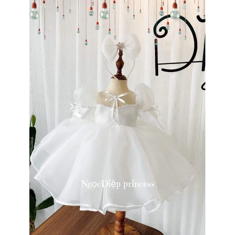 Đầm công chúa tiểu thư tay bồng cho bé yêu