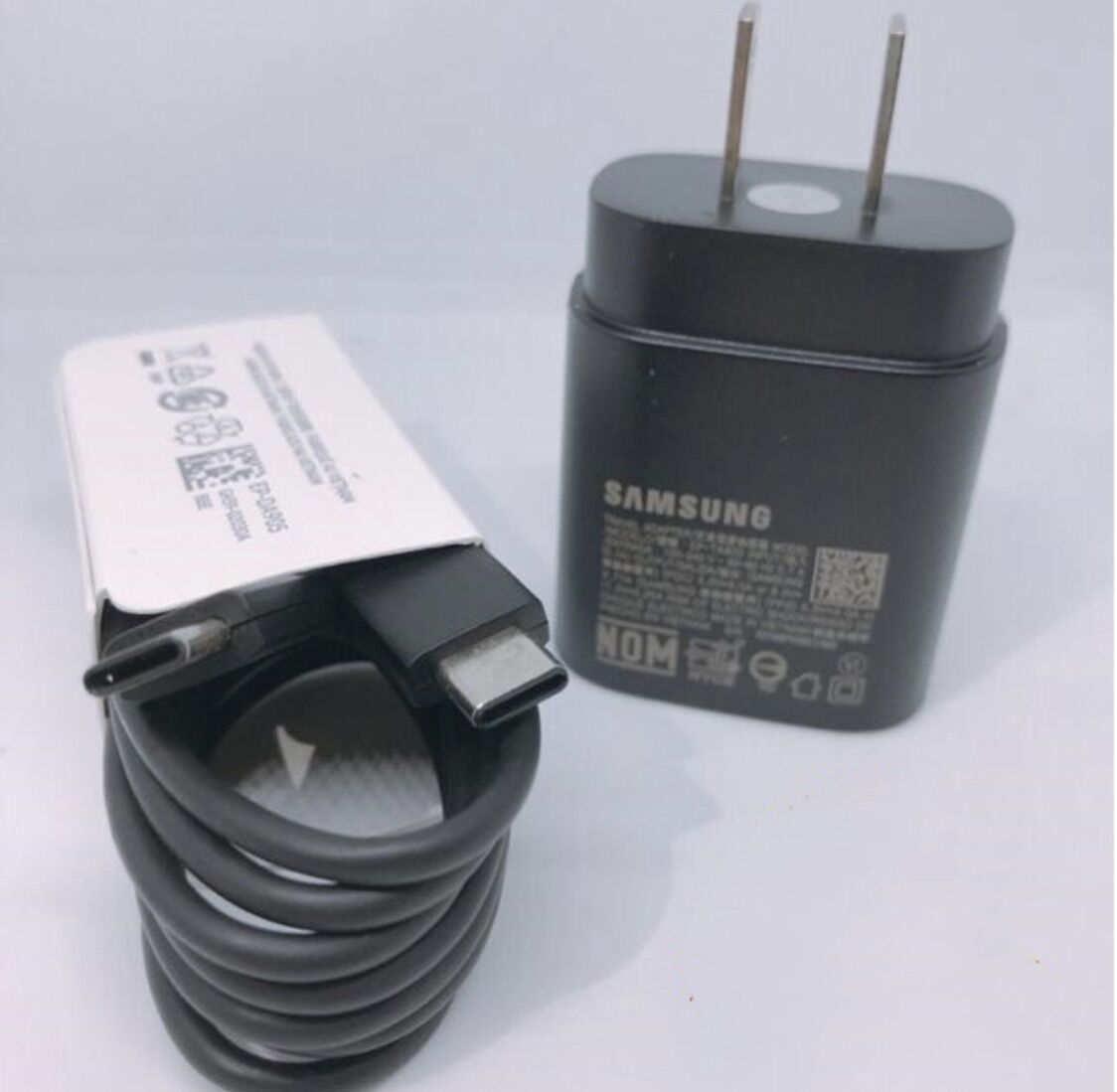 Củ sạc zin 25w chuẩn pd 3.0 bản chân dẹt / s21 / note 20ultra / note 10 - chính hãng samsung bảo hành 6 tháng