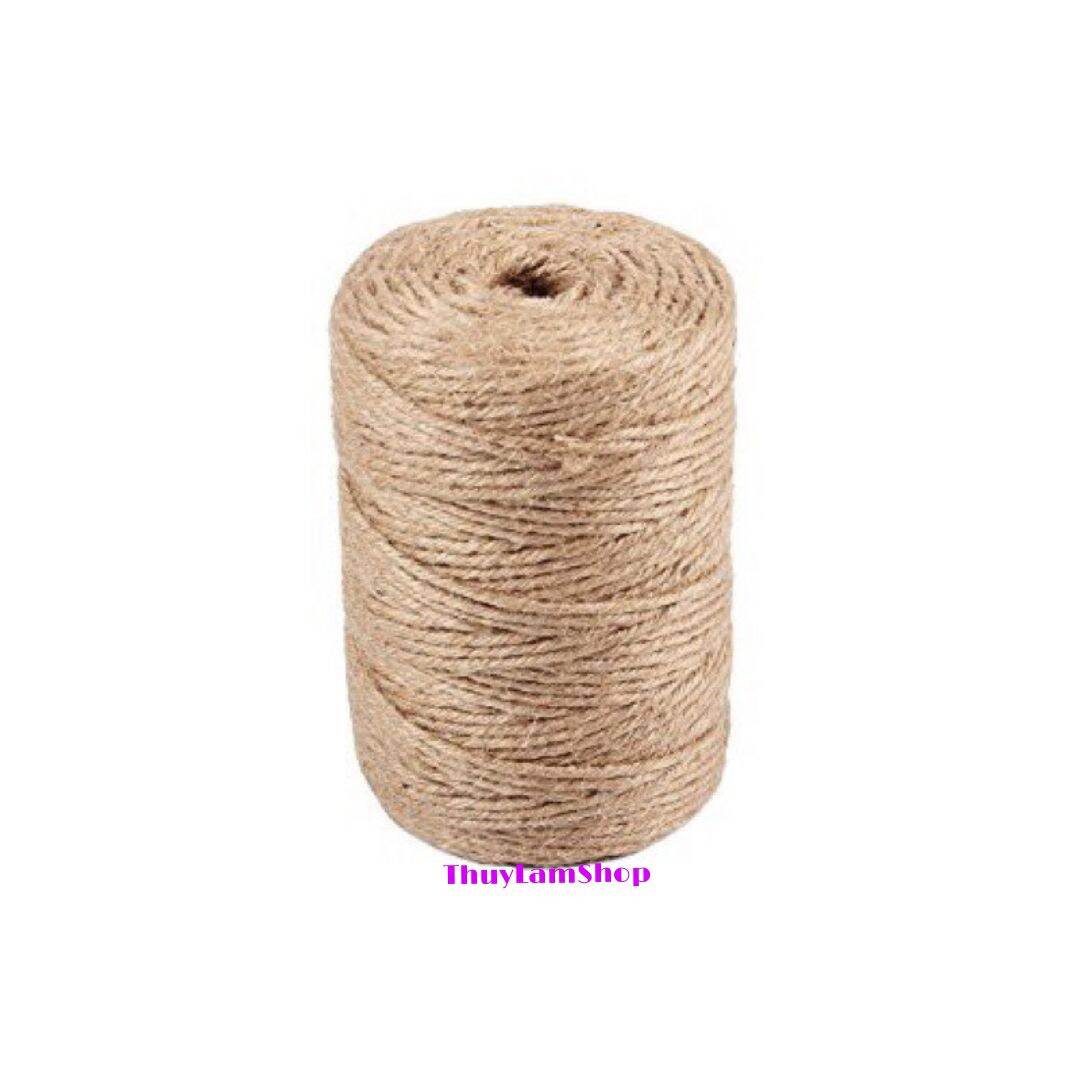 Cuộn 150m - size 1.5mm- 2.5li dây thừng - dây cói - dây đay làm trang trí gói quà làm handmade