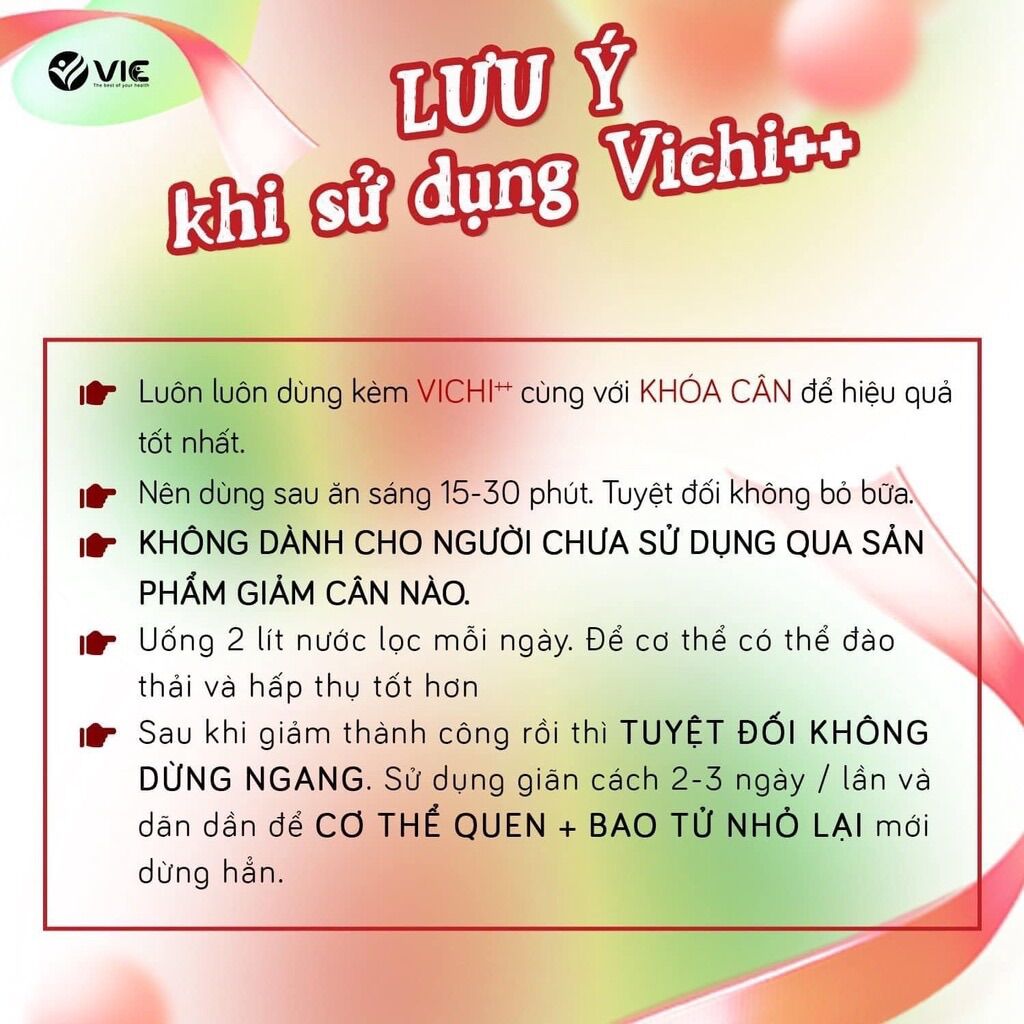 Giảm cân Vichi ++ Tặng kèm khoá cân [Giảm Cân Cấp Tốc]