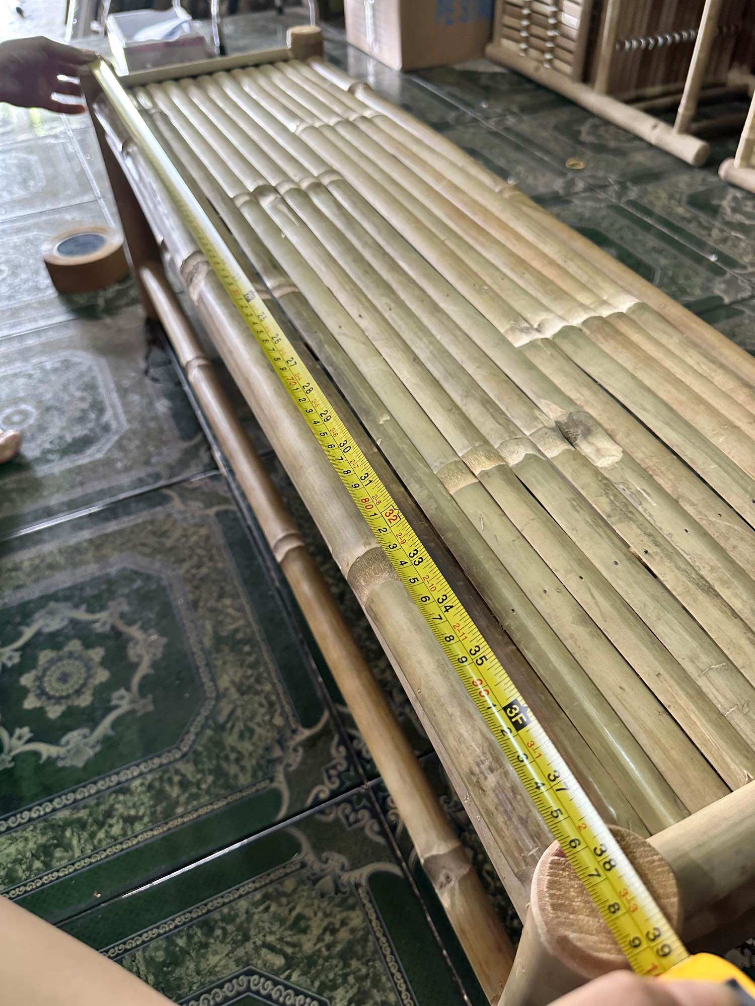 Ghế tre dài 1m*30