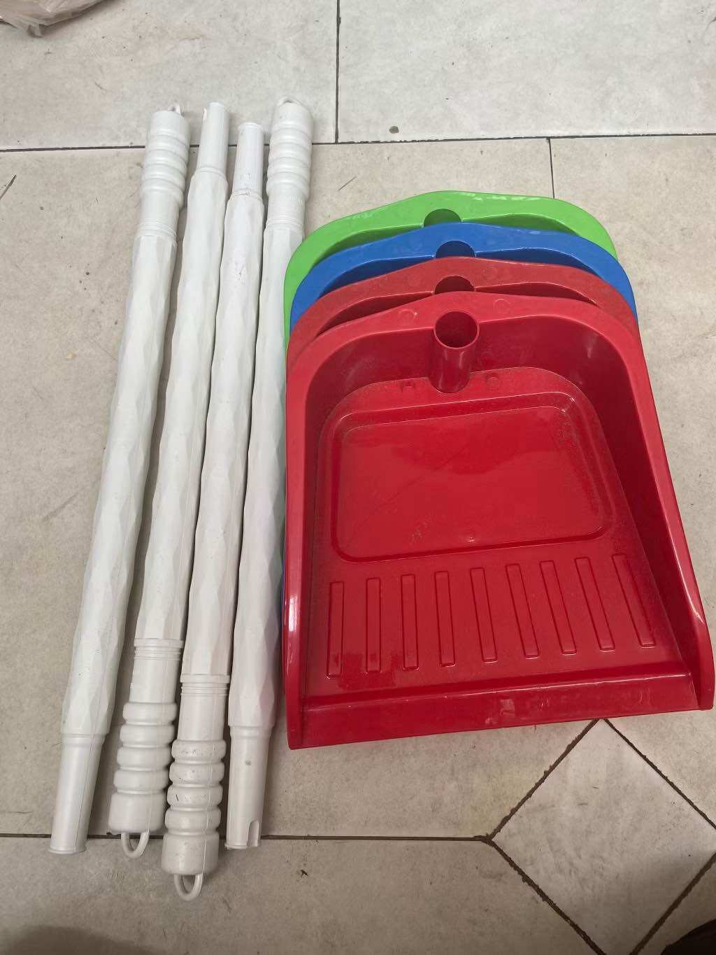 Large Long-Handed Dustpan - Office Cleaning Product, Durable Hard Plastic