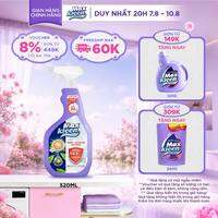 Nước Lau Bề Mặt Đa Năng MaxKleen Loại Bỏ 99.9% Vi Khuẩn Hương Trà Xanh & Cam Bergamot 520ml