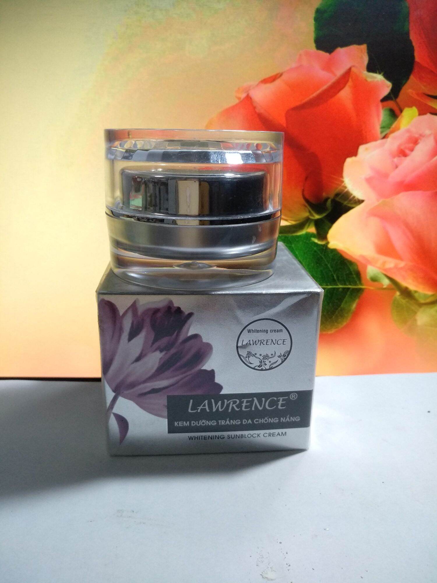 Kem lawrence dưỡng trắng da chống nắng 10g