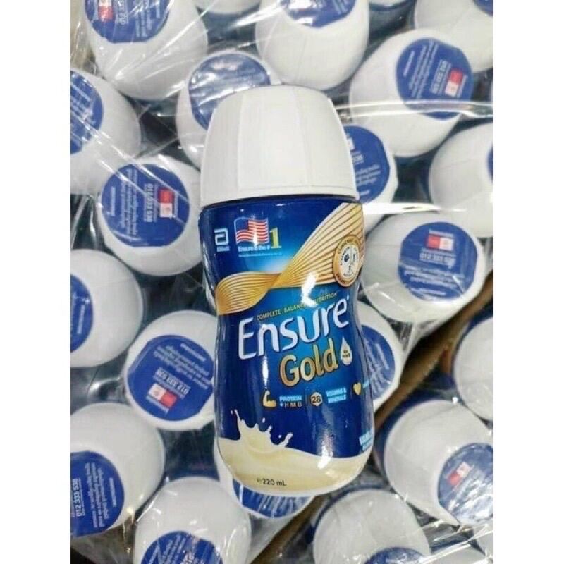 Sữa nước Ensure Gold thùng 24 chai*220ml( date mới- có ship hỏa tốc HCM)