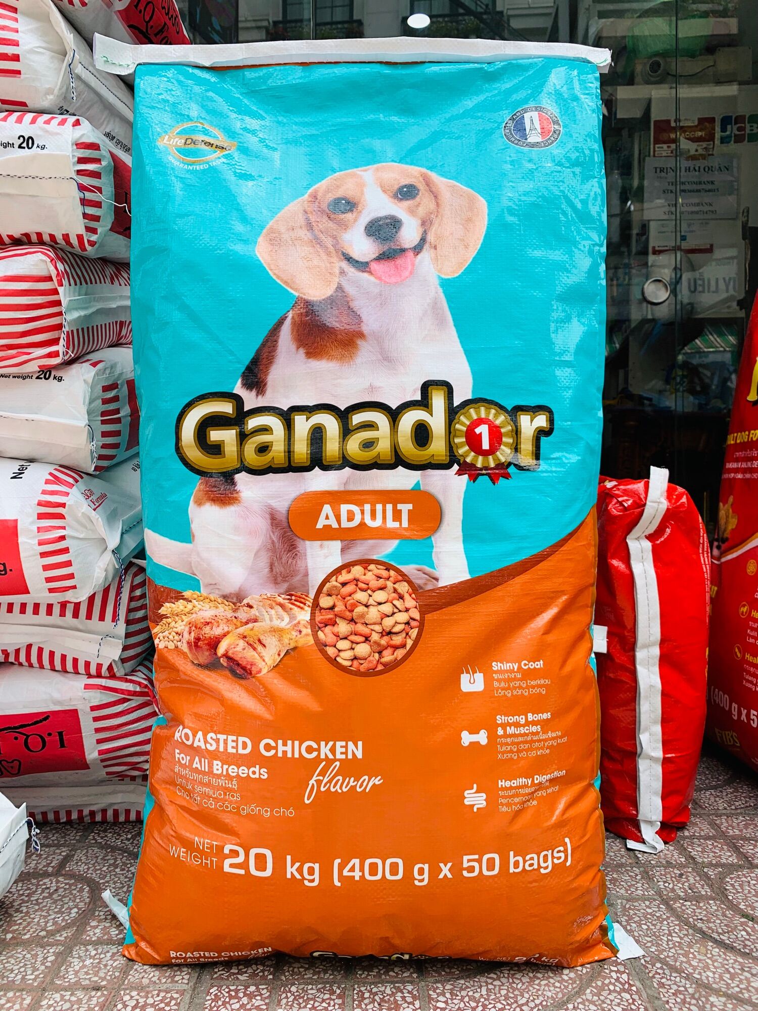 Thức ăn hạt cho chó trưởng thành Ganador Adult Roasted Chicken 400g