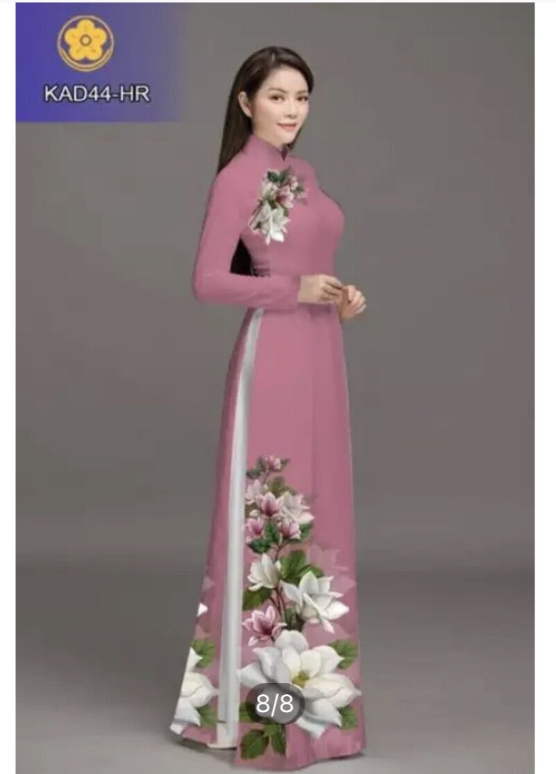 [HCM]Vải ái dài in hoa sen