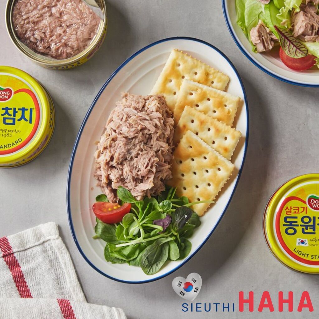 Cá ngừ đóng hộp light standard Dongwon [동원]라이트스탠다드(동원참치) 100g