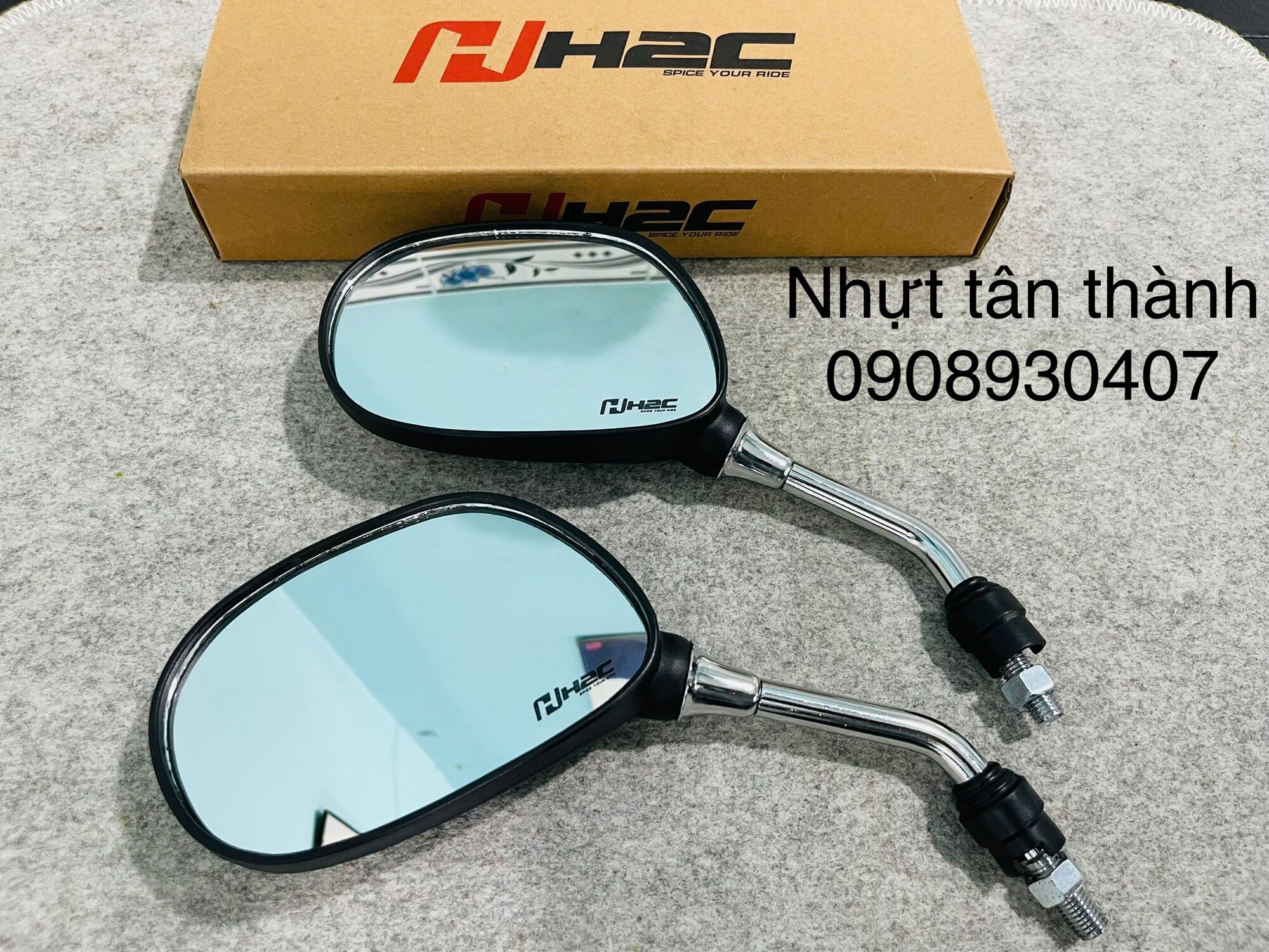Kiếng chiếu hậu,Gương kính hậu Spark H2C bên trái