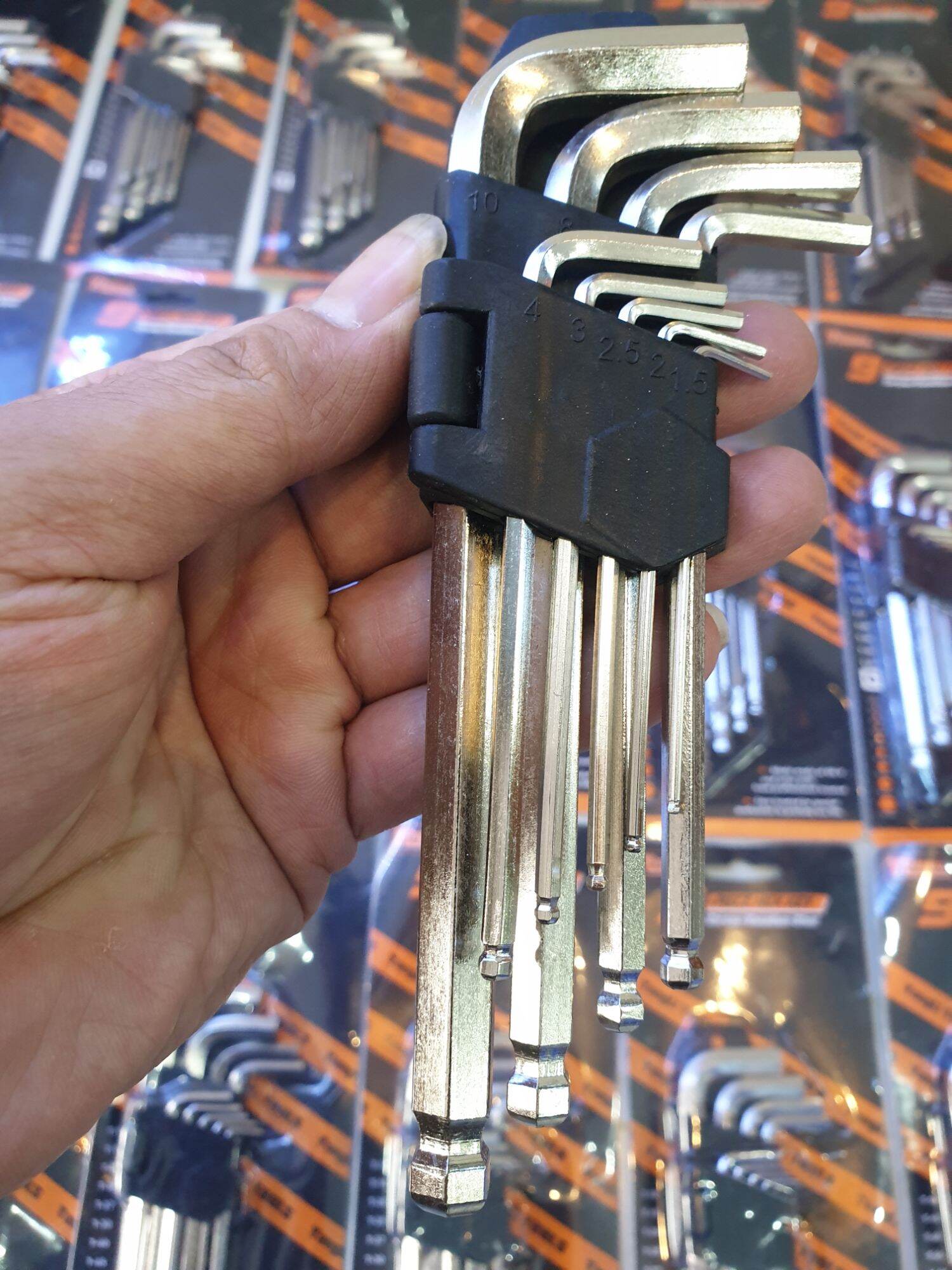 Bộ lục giác 9 món 1 đầu bi