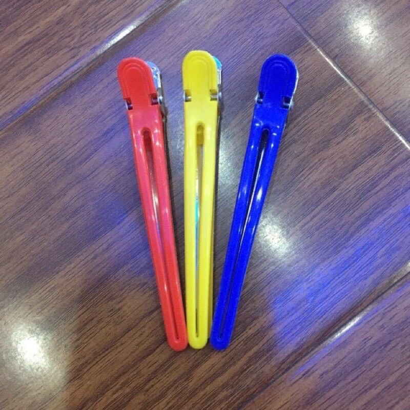 🏵Set 10 Cây Kẹp Vịt Tóc Nhiều Màu (Dài 10cm, hình thật)