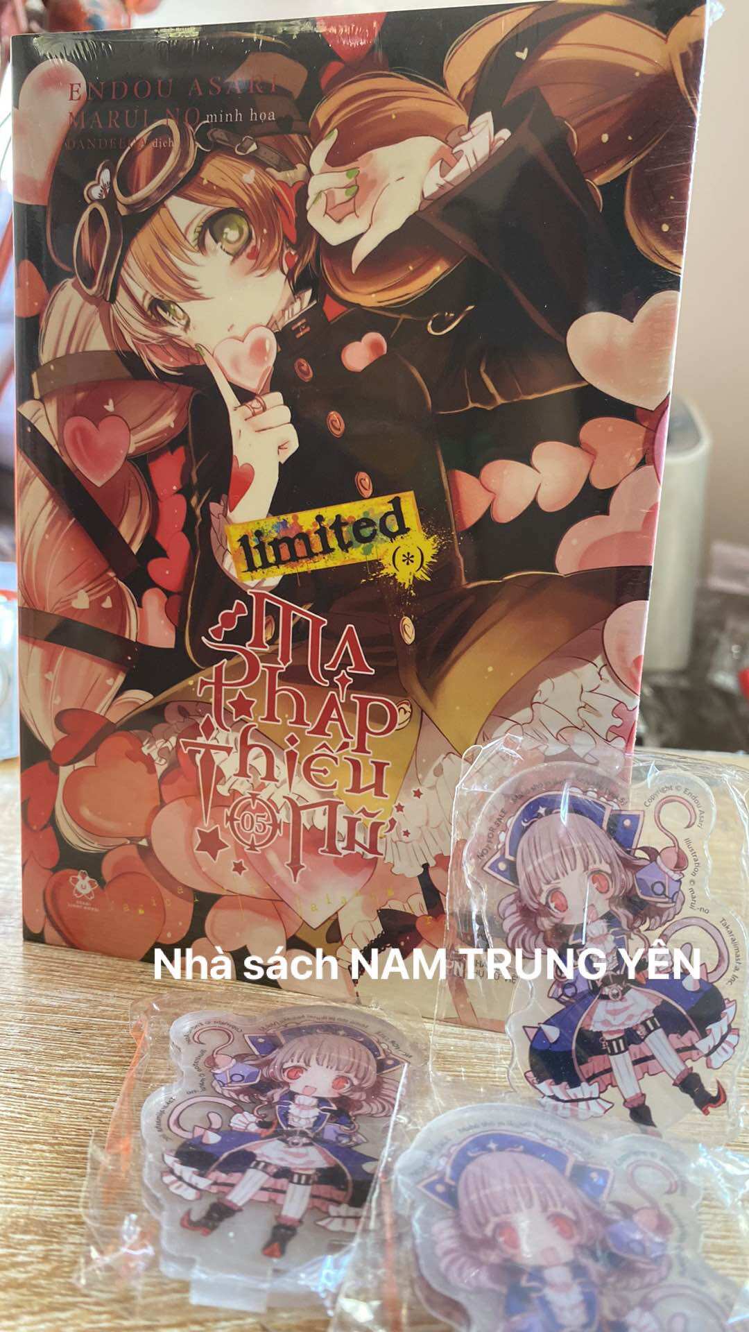 Sách light novel - tập 5 ma pháp thiếu nữ - endou asari