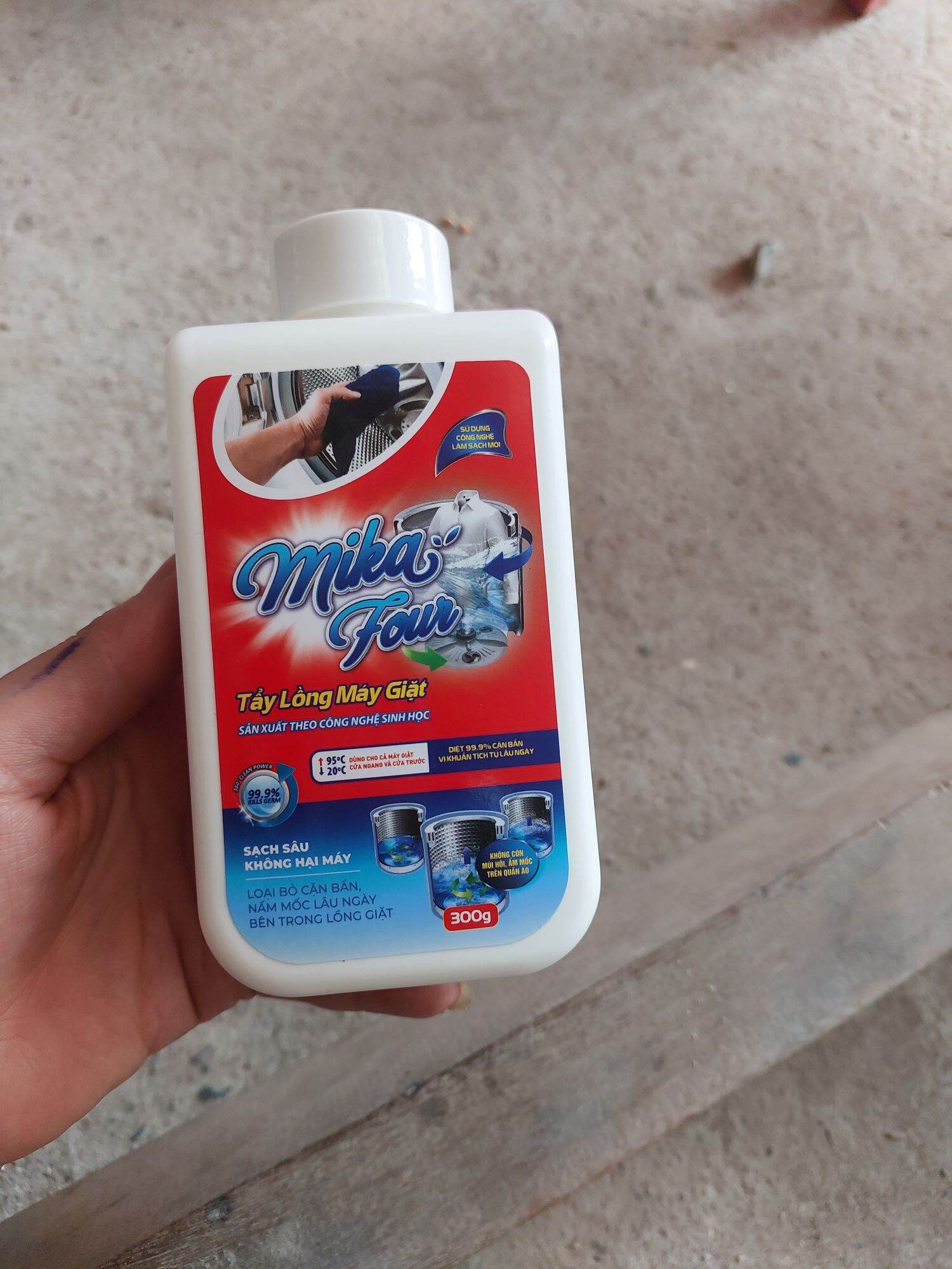 Bột tẩy lồng máy giặt 300g