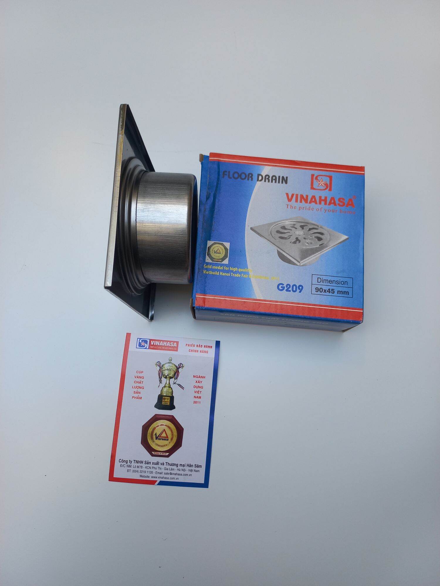 Thoát sàn inox VINAHASA D76 và D90
