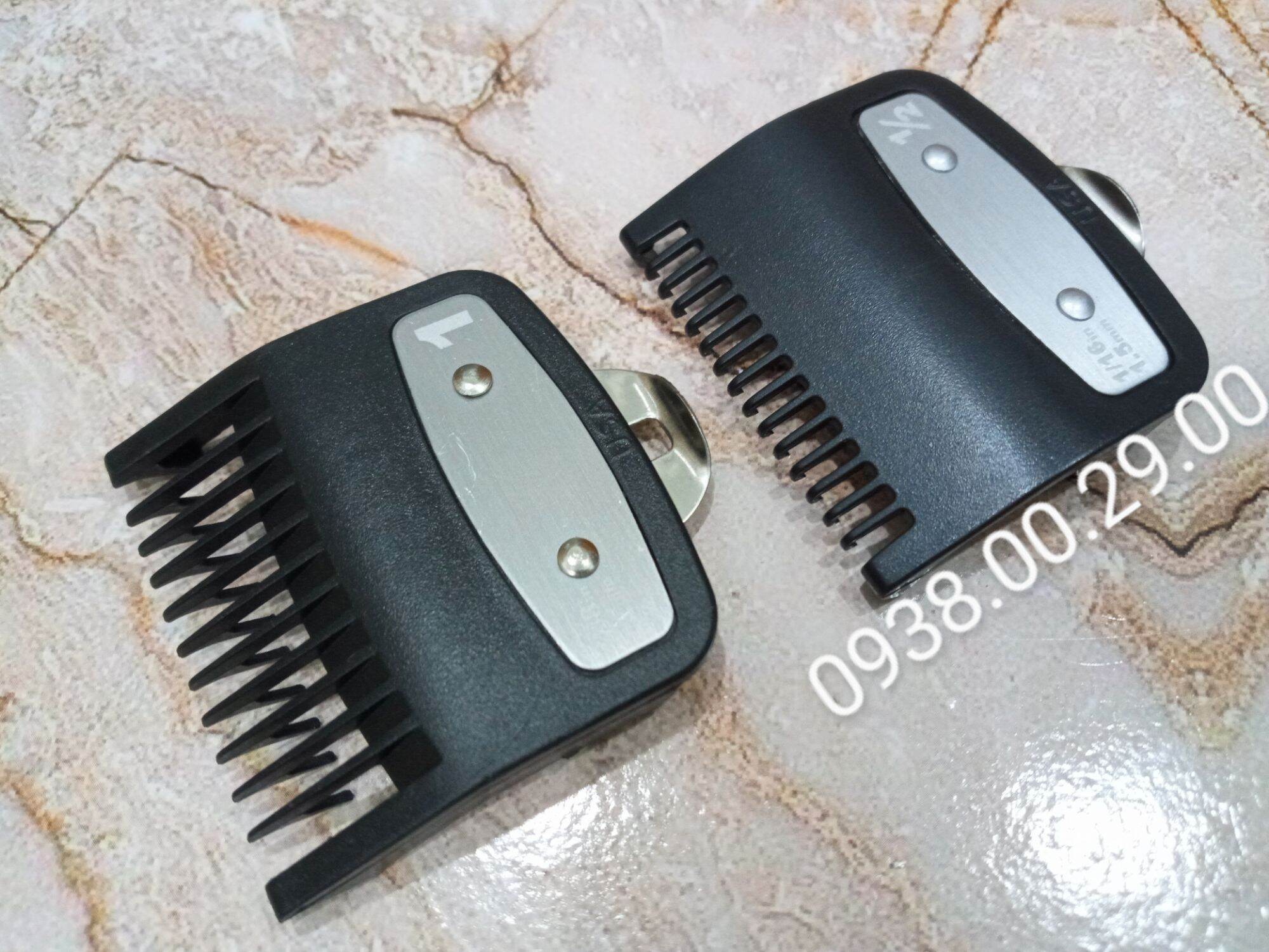 Cữ Thép USA 1.5mm và 3mm Loại Tốt, Bộ 2 Cữ Thép Cho Tông Đơ Wahl, Kemei, Surker. (Ảnh thật). 