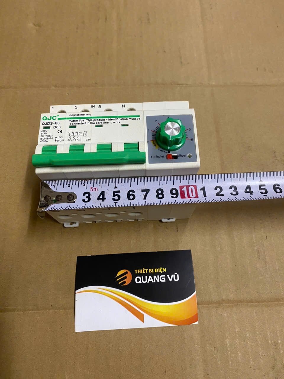 Aptomat hẹn giờ 3 pha 4 dây 63a