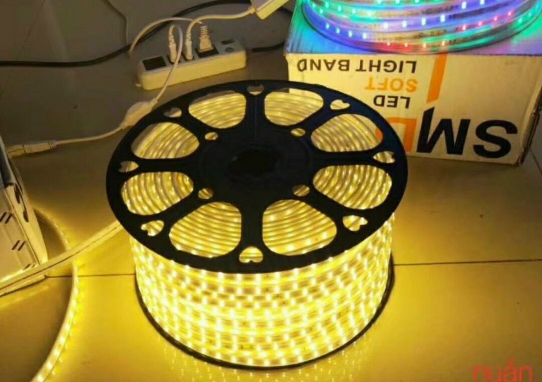 34m dây led đôi 2835 siêu sáng - kèm 3 nguồn