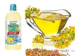 Dầu ăn hoa cải Ajinomoto nội địa Nhật Bản 900g