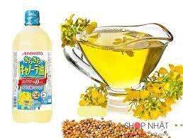 Dầu ăn hoa cải Ajinomoto nội địa Nhật Bản 1kg