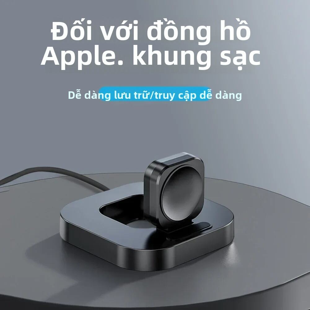 Bộ Sạc Không Dây Di Động 2 Trong 1 Cho Apple Watch Series 8 7 6 5 4 Đế Sạc Từ Tính Với Loại C Cho Ap