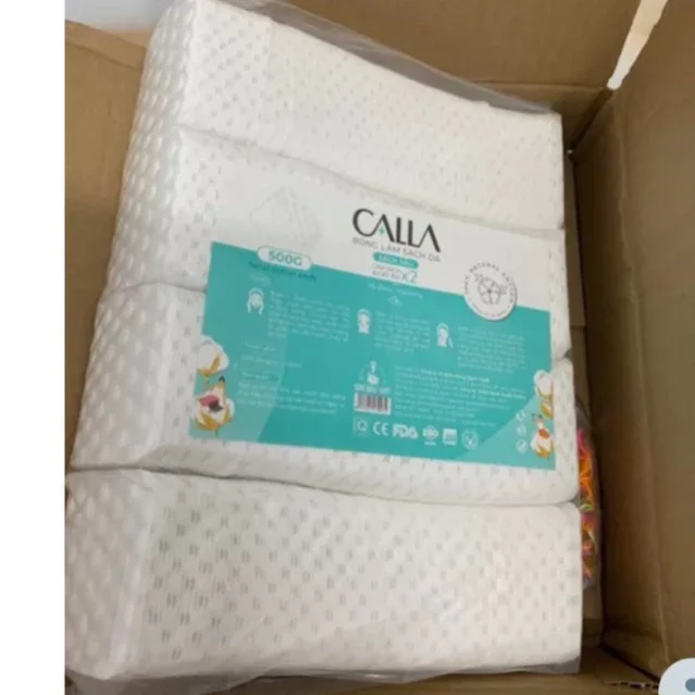 Bông tẩy trang Calla sạch sâu gói 500g chính hãng bông bạch tuyết