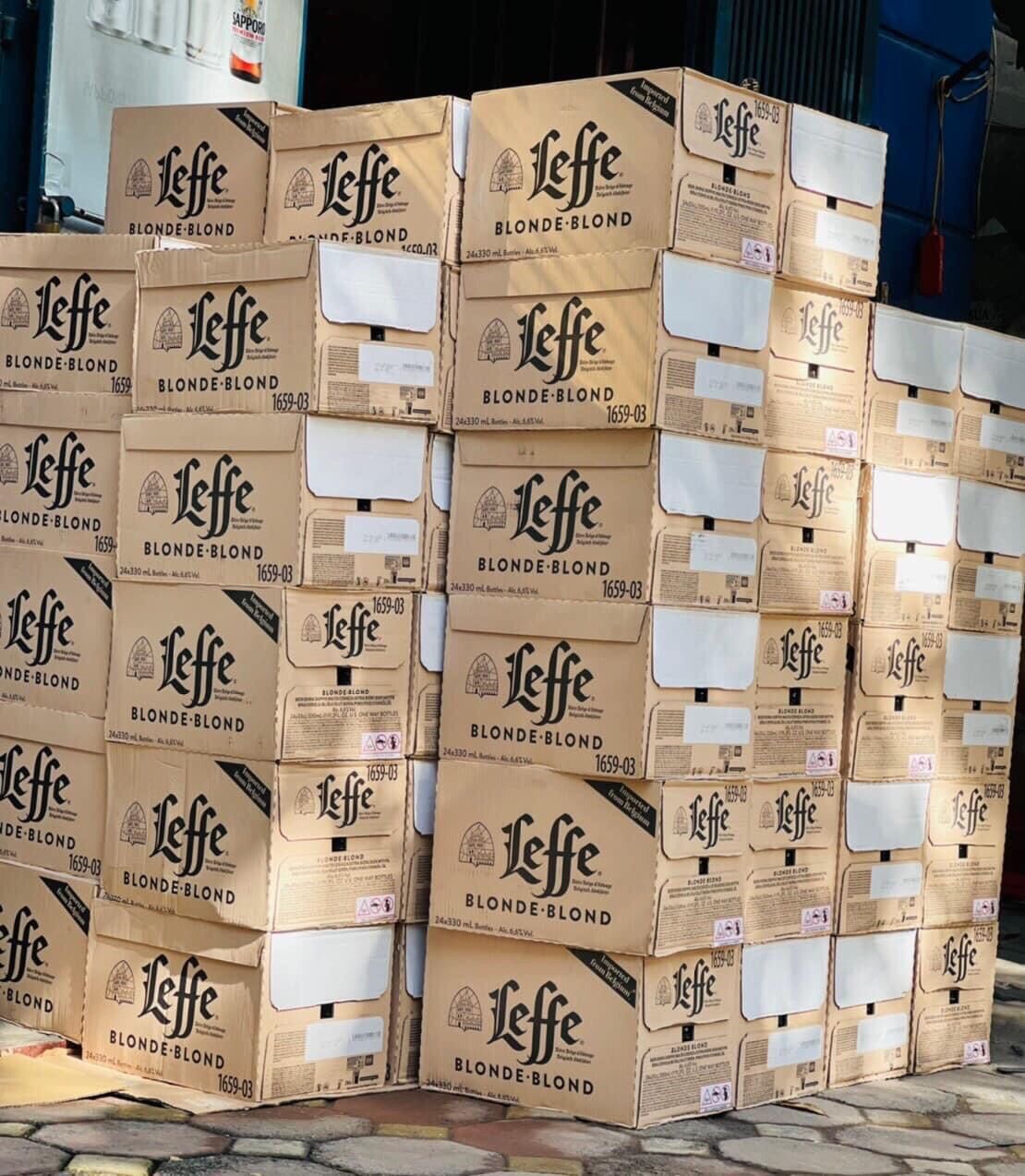 [ Lẻ ] bia leffe Bỉ - bia vàng