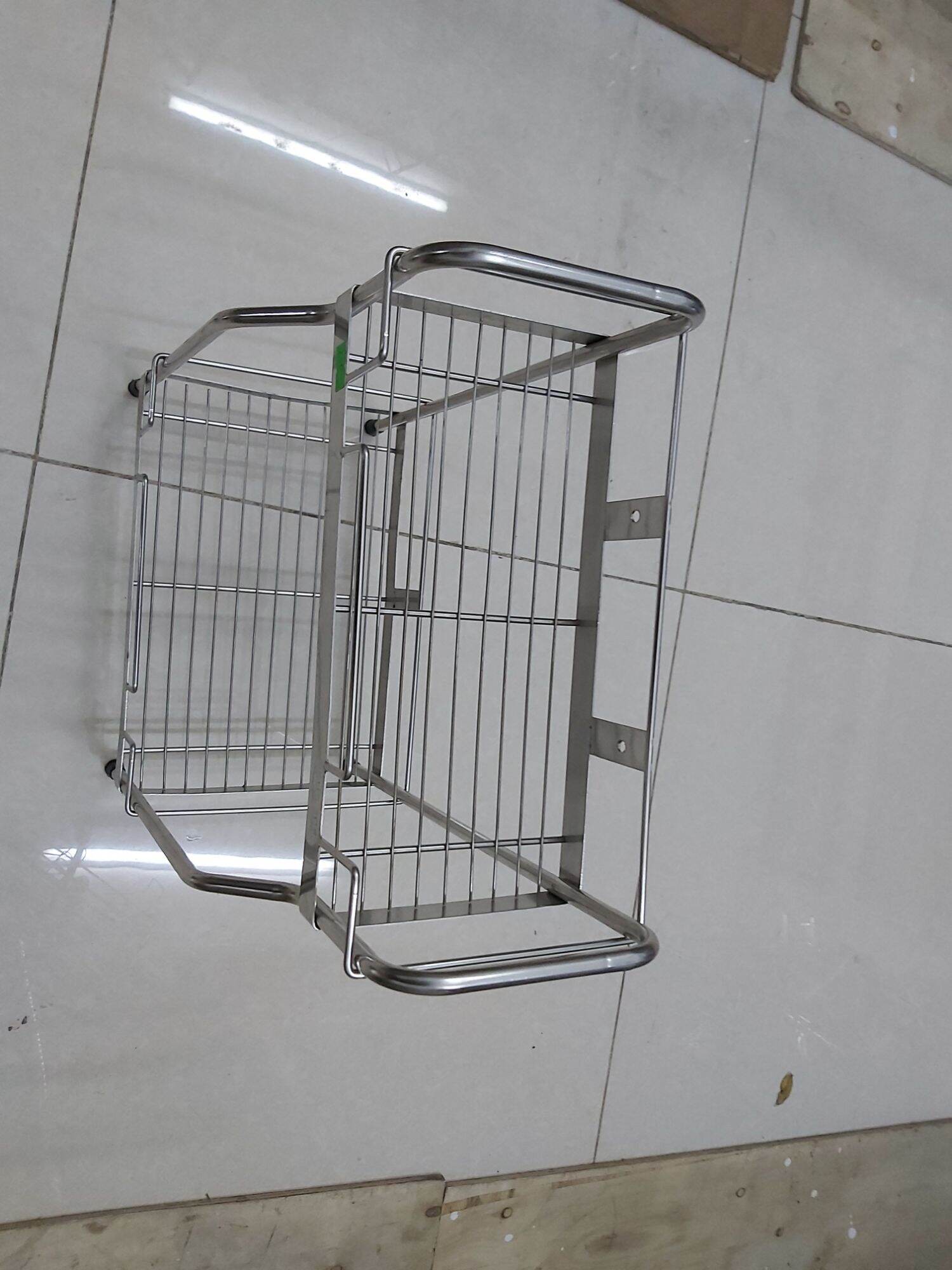 Kệ gia vị lệch sus 304 2 tầng