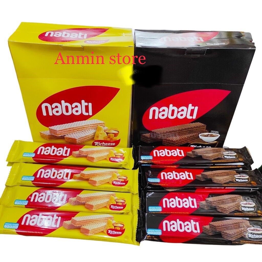 Bánh xốp socola/ phô mai Nabati 320g